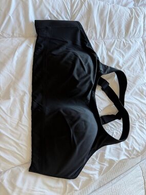 Athleta Black 34DD Supportive Sports Bra